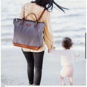 ARCH Luxe Nappy Bag Grey Diaper Bag Tote bag Backpack Australia